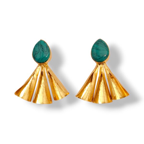 Ocean Fan Studs