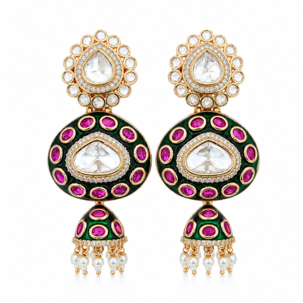 Meenakari Jhumki