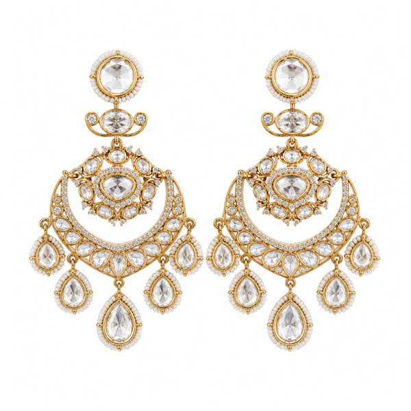 Moonlight Crystal Chandbalis